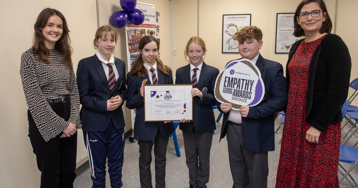Ballincollig secondary school recognised for its efforts in promoting empathy - Vimarsana News