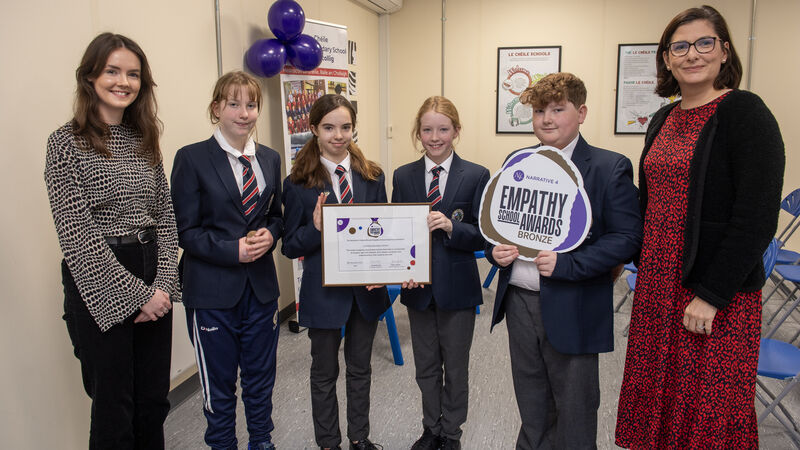 Ballincollig secondary school recognised for its efforts in promoting empathy Ballincollig secondary school recognised for its efforts in promoting empathy