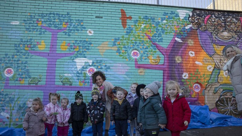 New Cork mural paints brighter future for Knocknaheeny kids