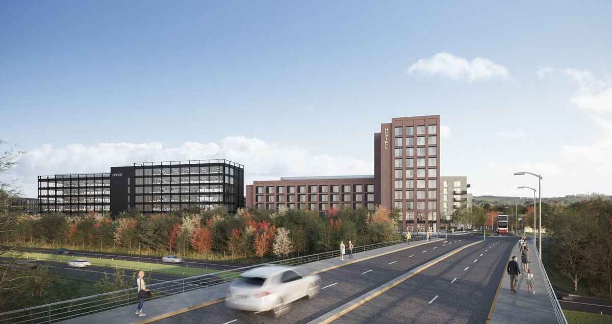 An Bord Pleanála has granted full planning permission to Hibernia Star for a new 165-bedroom hotel, and more than 10,600m2 office buildings overlooking Cork harbour on the Douglas Estuary at Jacob’s Island, Cork. The project will be delivered by McCarthy Developments and will have a capital value of almost €100 Million. CGI image. An Bord Pleanála has granted full planning permission to Hibernia Star for a new 165-bedroom hotel, and more than 10,600m2 office buildings overlooking Cork harbour on the Douglas Estuary at Jacob’s Island, Cork. The project will be delivered by McCarthy Developments and will have a capital value of almost €100 Million. CGI image.