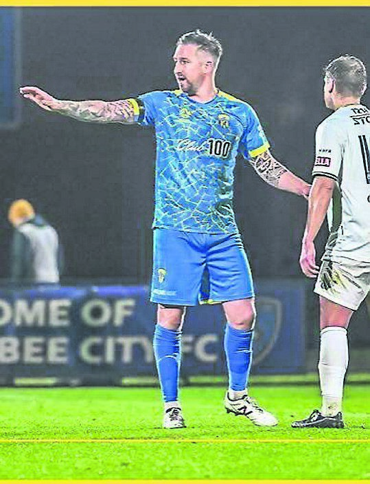 Alan Kearney playing football for Werribee City FC in Australia Alan Kearney playing football for Werribee City FC in Australia