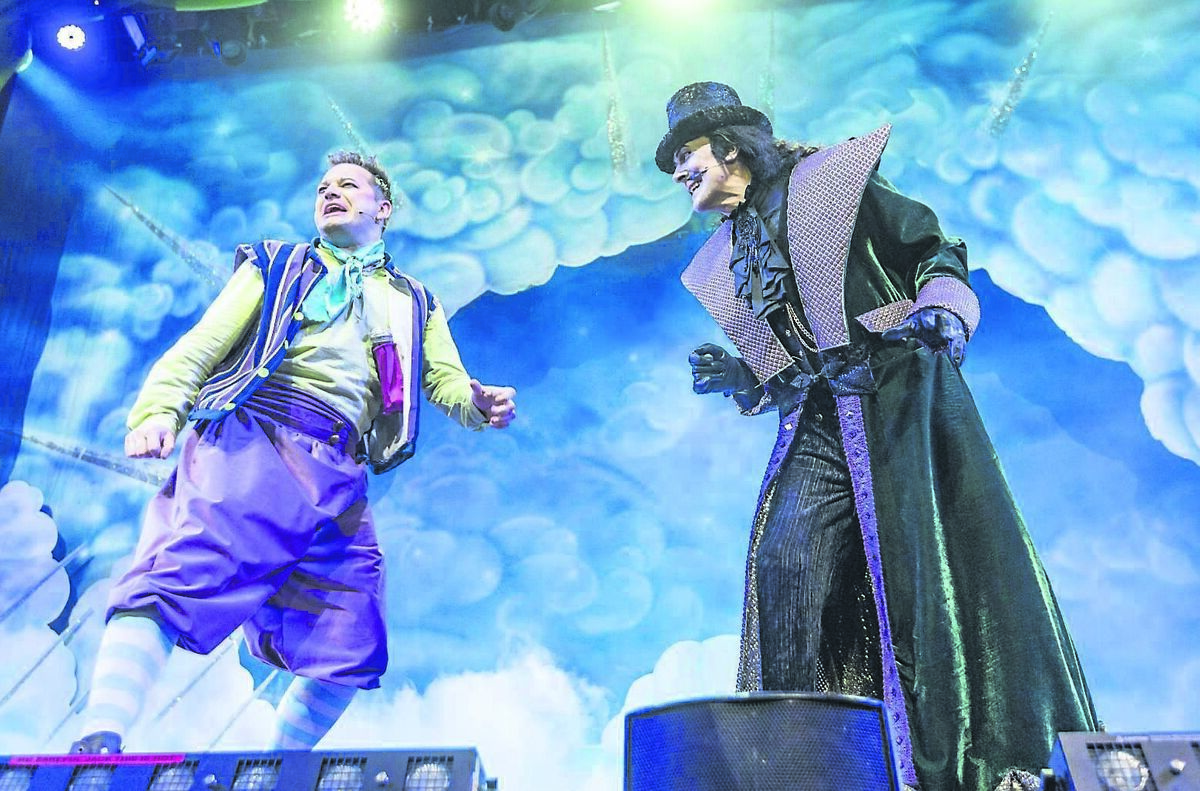 Michael Grennell as Rancid, and Sam Lupton as Spit Snot, his blundering sidekick, in Jack And The Beanstalk at Cork Opera House Michael Grennell as Rancid, and Sam Lupton as Spit Snot, his blundering sidekick, in Jack And The Beanstalk at Cork Opera House