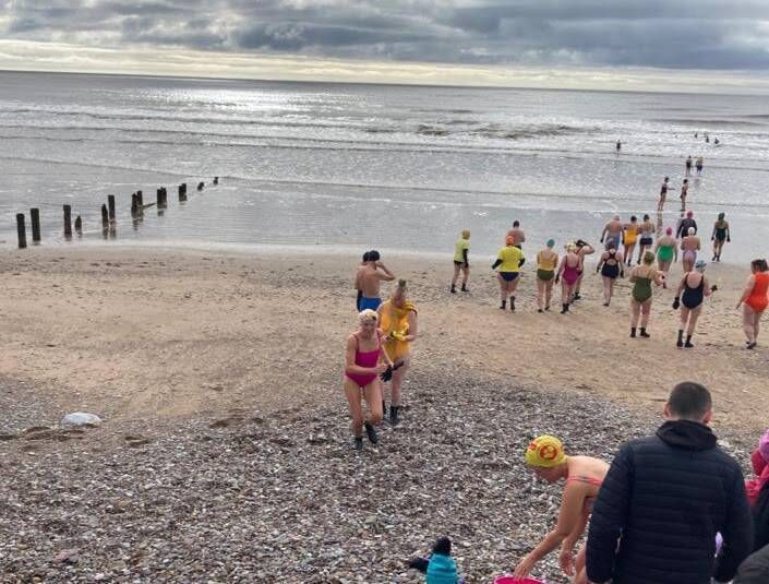 A photograph from the new book, Saltwater Souls, a collection of personal stories from Youghal's community of sea swimmers.