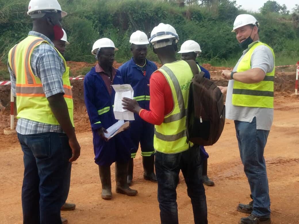 Paul Deasy, a former UCC student of Civil Engineering, works on building prokects in Uganda Paul Deasy, a former UCC student of Civil Engineering, works on building prokects in Uganda