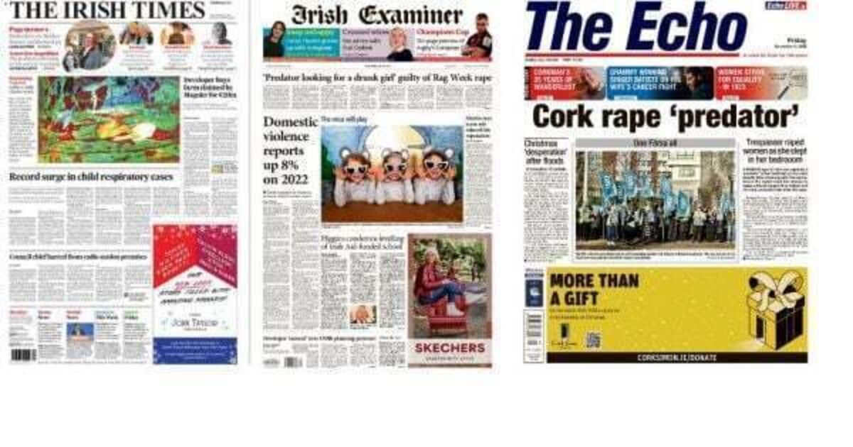 What the papers say: Friday's front pages - Vimarsana News