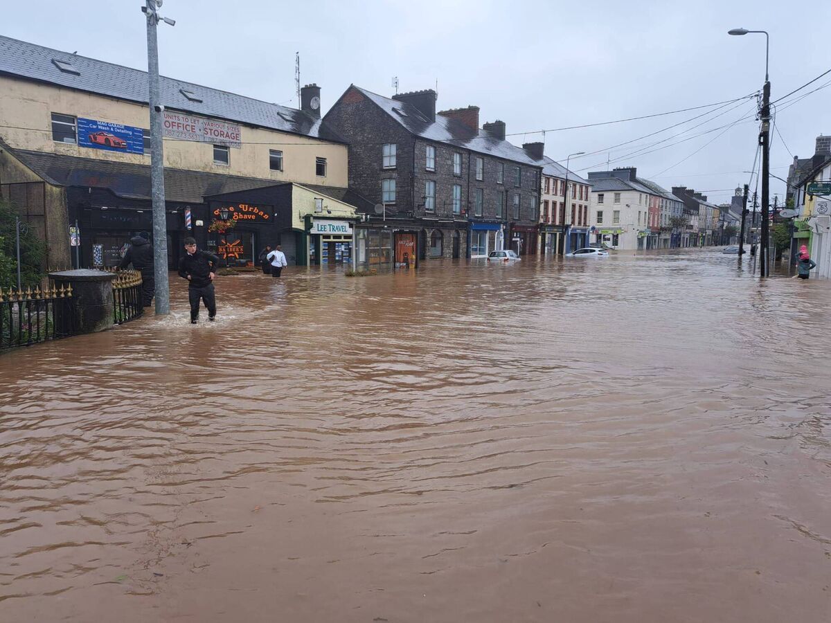 Flooding in Midleton during Storm Babet. Picture: Cork County Council Flooding in Midleton during Storm Babet. Picture: Cork County Council