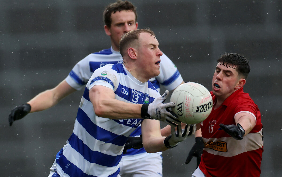 Castlehaven’s Cathal Maguire goes past Dingle's Dylan Geaney during the Munster SFC final at the TUS Gaelic Grounds. Picture: INPHO/James Crombie Castlehaven’s Cathal Maguire goes past Dingle's Dylan Geaney during the Munster SFC final at the TUS Gaelic Grounds. Picture: INPHO/James Crombie