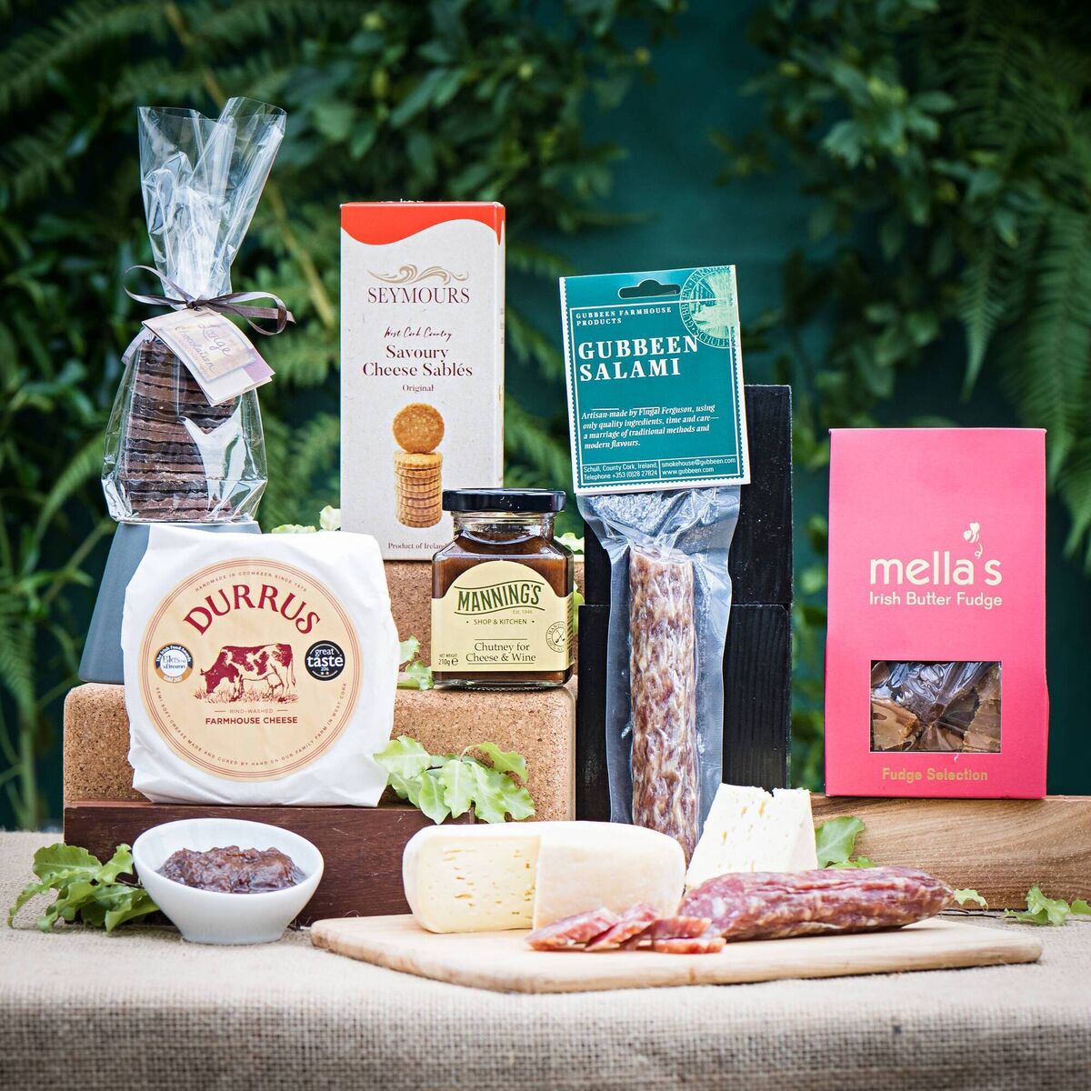 Some of the hamper goods available at Mannings Emporium. Some of the hamper goods available at Mannings Emporium.