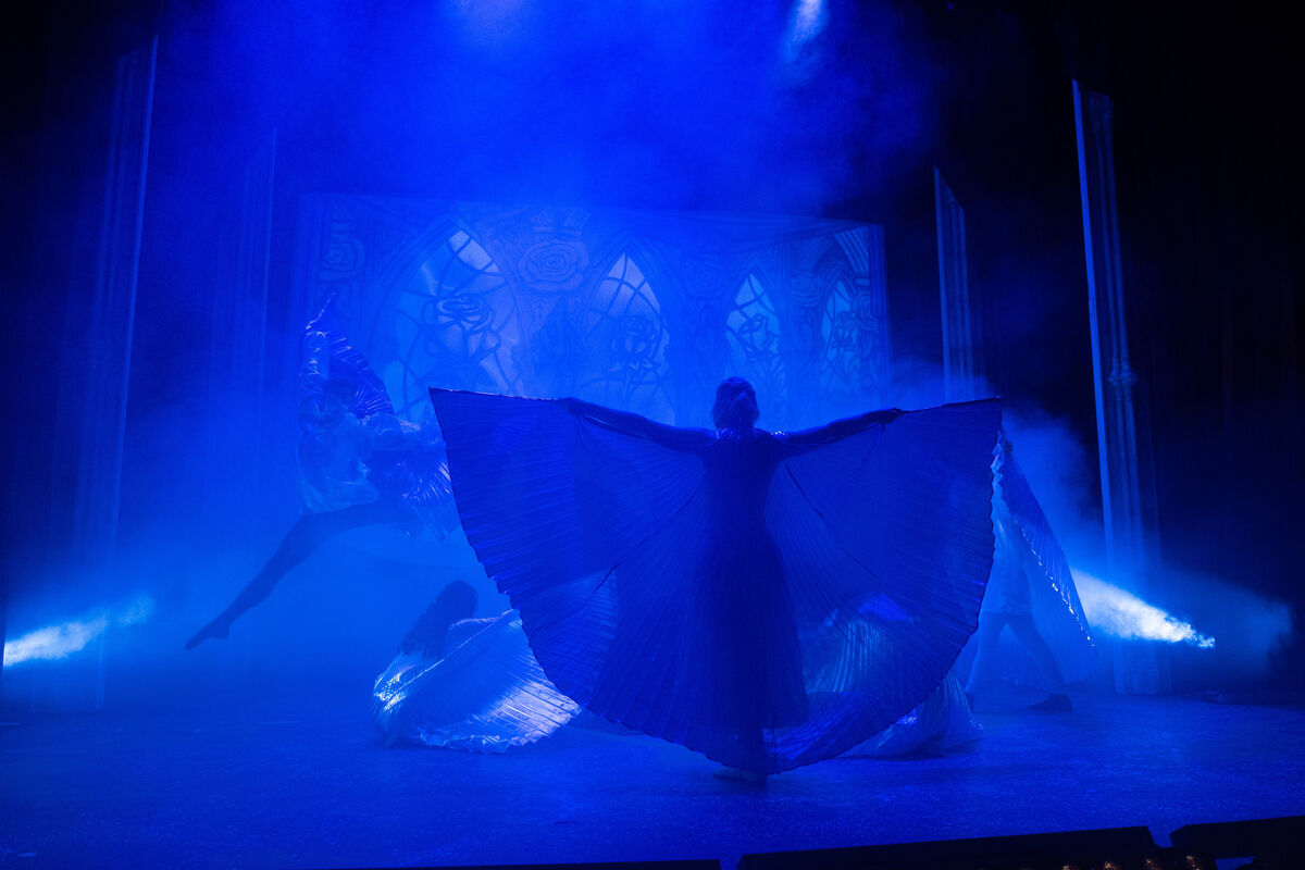 CADA dancers performing a scene in this year's panto. Picture: Darragh Kane