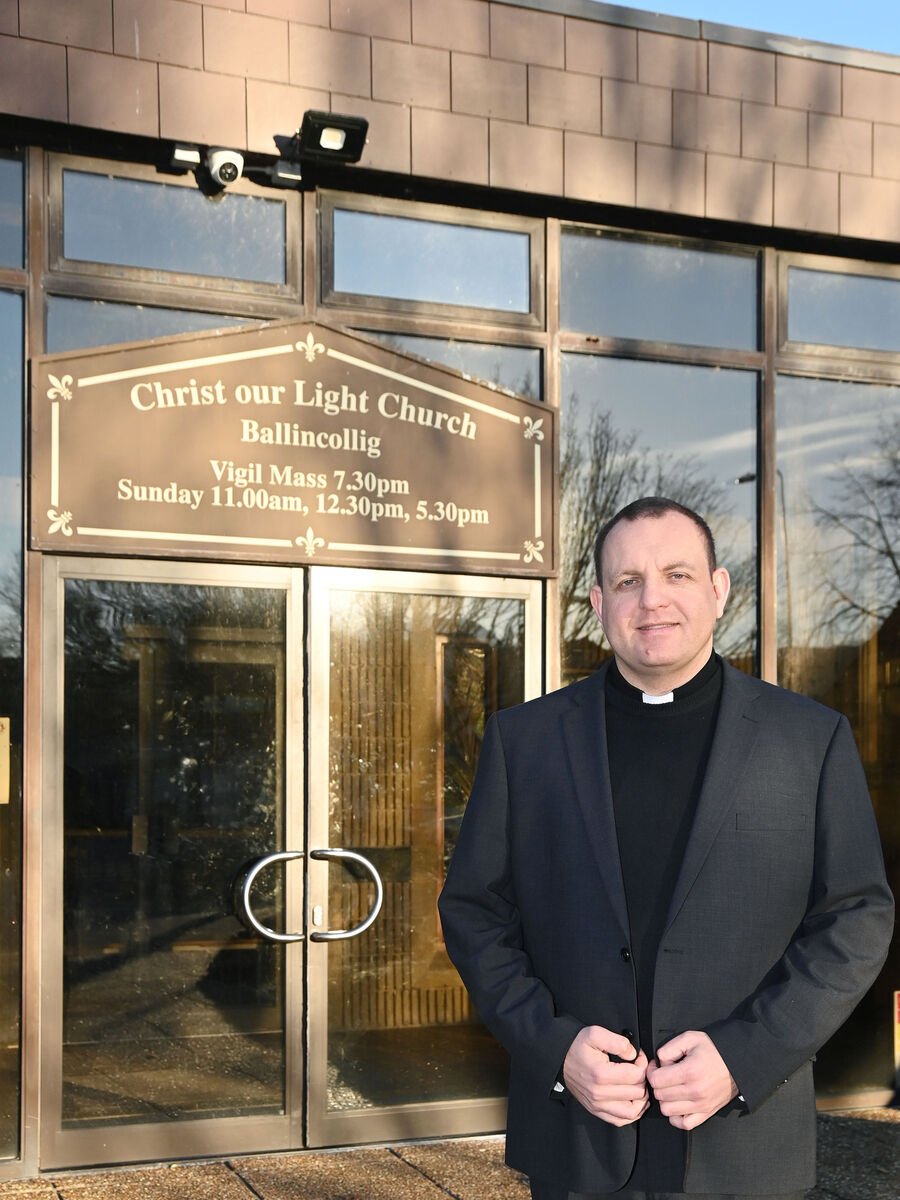 Fr. Kamil Bachara, C.C., Ballincollig, and one of the chaplains to the Polish community in Cork, pictured at the Church of Christ Our Light, Ballincollig. Picture: Denis Minihane. Fr. Kamil Bachara, C.C., Ballincollig, and one of the chaplains to the Polish community in Cork, pictured at the Church of Christ Our Light, Ballincollig. Picture: Denis Minihane.
