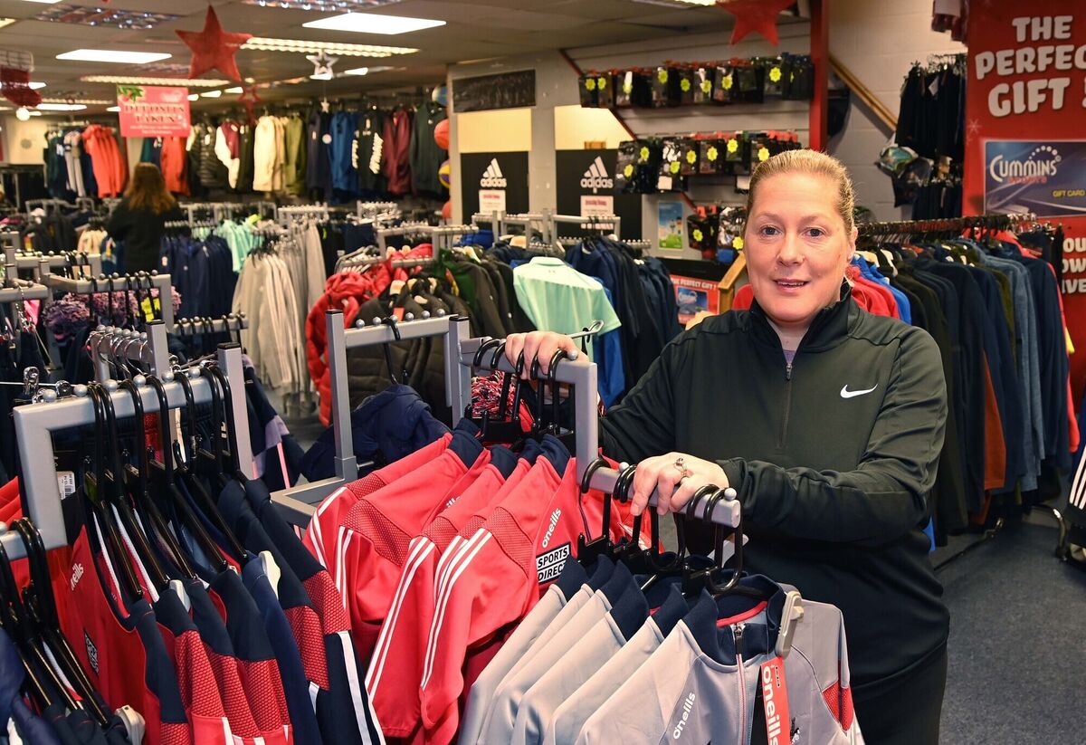 Sonya Neville Dineen, manager, in Cummins Sports, Midleton. Picture Denis Minihane.