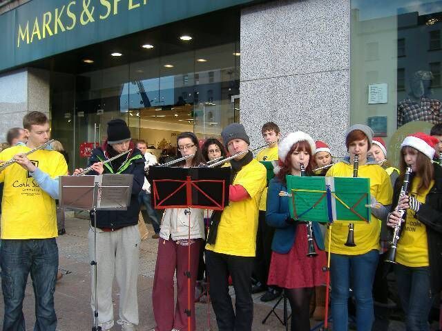 Come rain or shine, the group show up to play carols and raise vital funds for Cork Simon. Come rain or shine, the group show up to play carols and raise vital funds for Cork Simon.