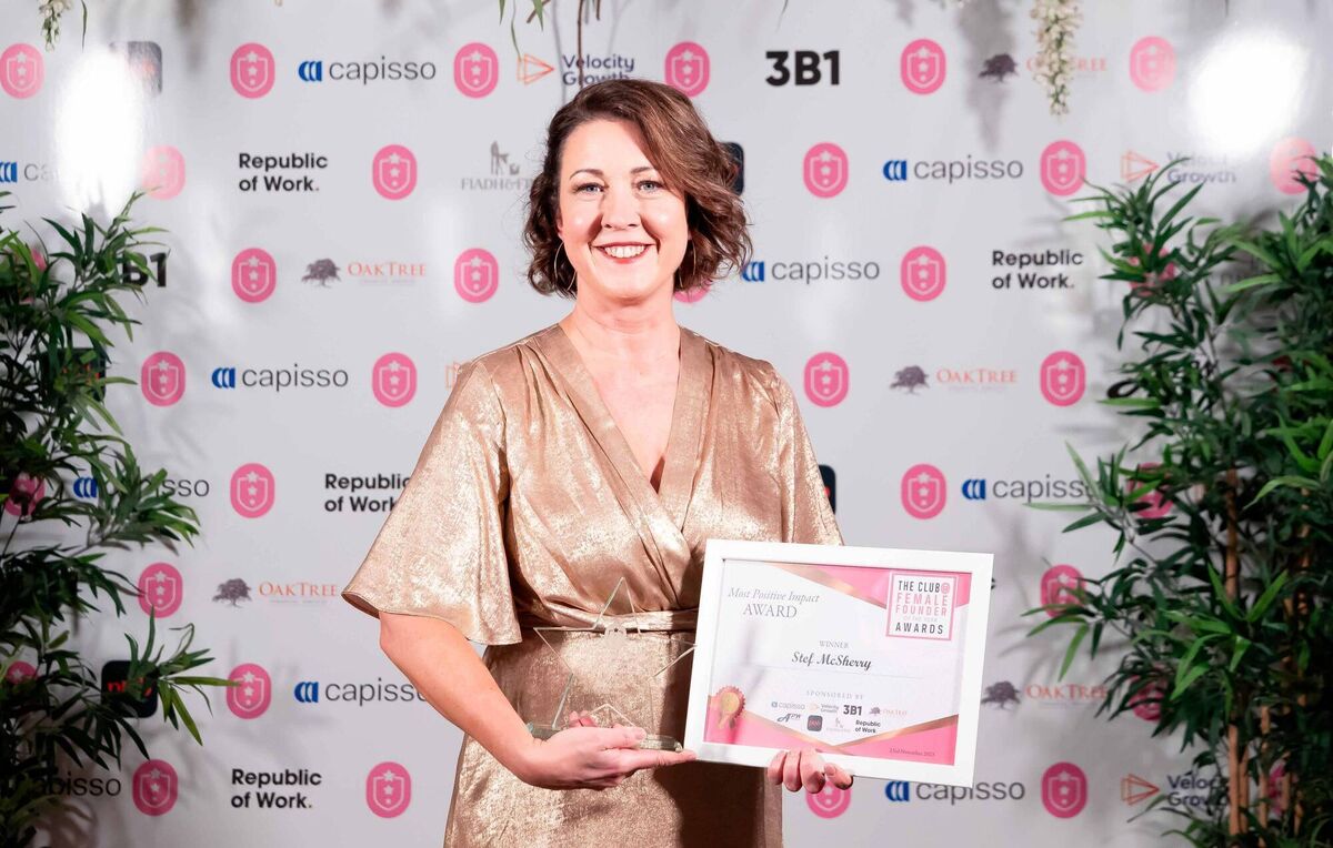 Most Positive Award Winner - Stef McSherry, Kinderama.