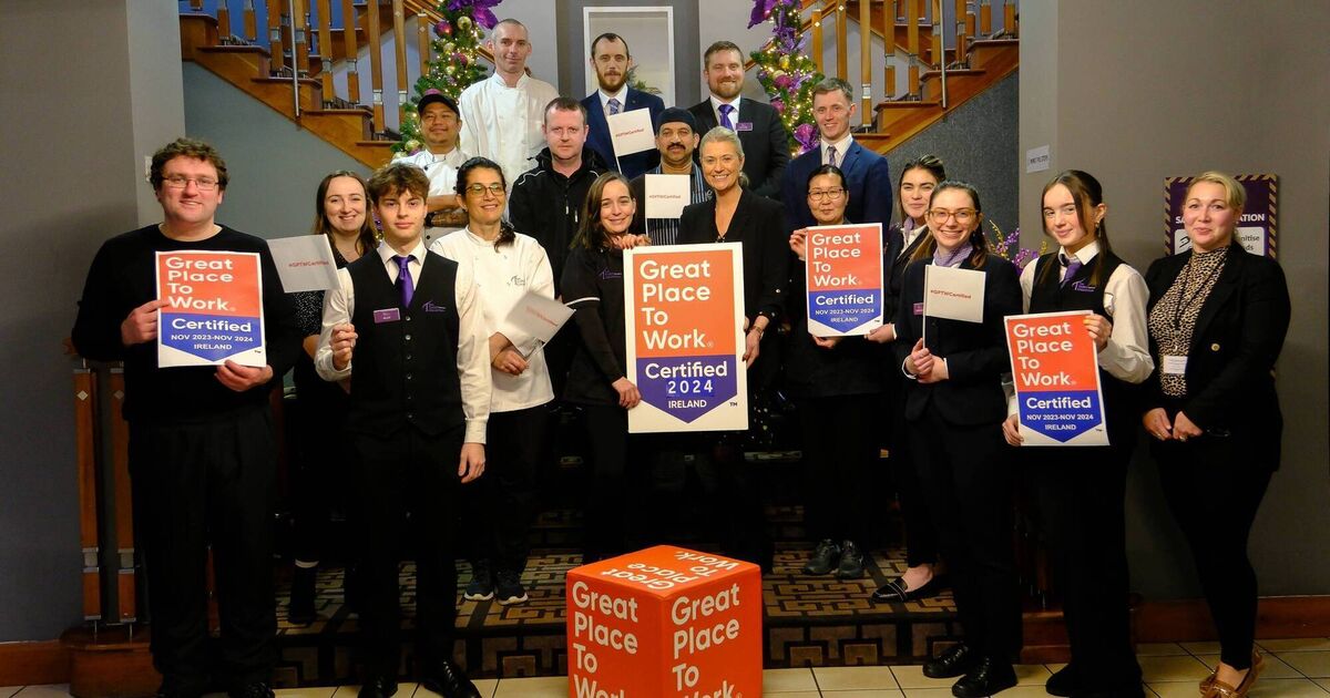 Oriel House Hotel receives Great Place to Work honour - Vimarsana News