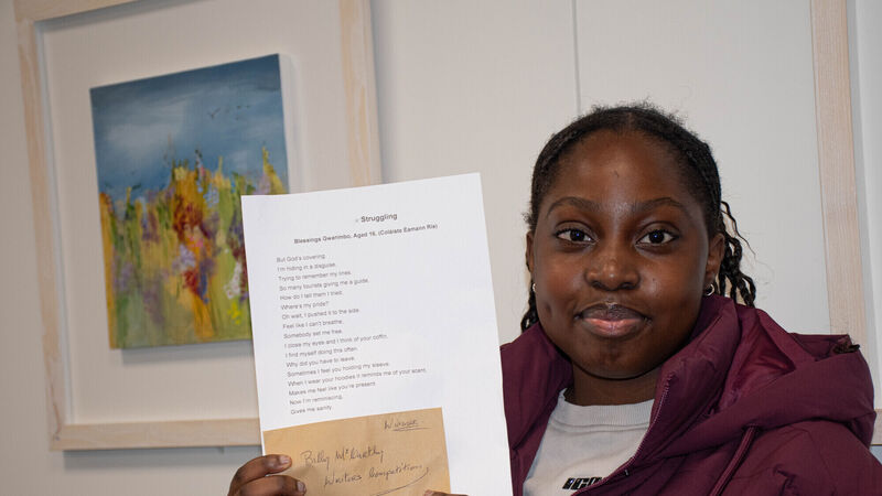 Poetry helped Cork teenager cope with tragic death of her beloved brother