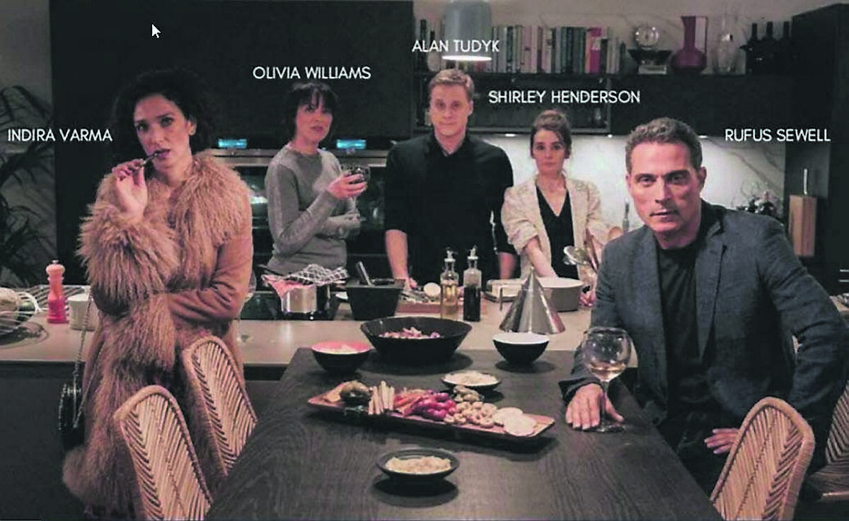 ‘The Trouble With Jessica’ is a black comedy set at a dinner party and starring Rufus Sewell and Shirley Henderson. ‘The Trouble With Jessica’ is a black comedy set at a dinner party and starring Rufus Sewell and Shirley Henderson.