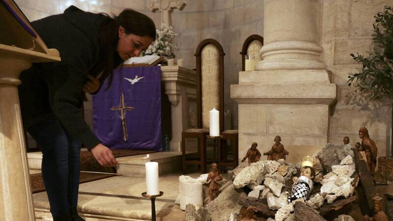 I visited the holy land, I hope it can have a peaceful Christmas I visited the holy land, I hope it can have a peaceful Christmas