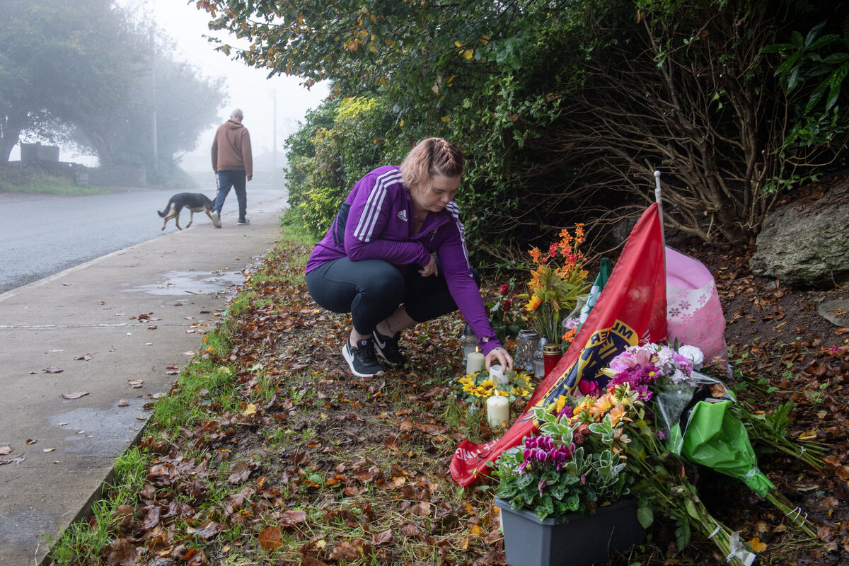  Sam Byrne whose partner Seán Feeney passed away on the 3rd of September 2023 after of a suspected heart attack while chasing teens who had been throwing stones at his house in Cobh. Picture Dan Linehan