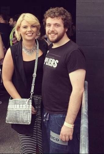 Sam with Seán Feeney, in happier times.