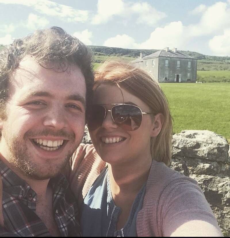 Seán Feeney and partner Sam.