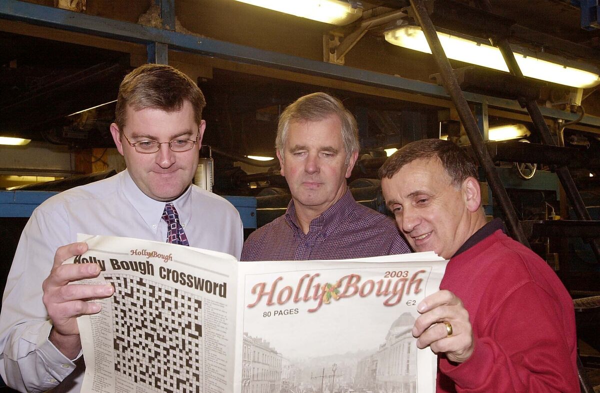 Pictured in 2003: John Dolan, Der O'Mullane, and Eddie Carey (right) Picture: Brian Lougheed 