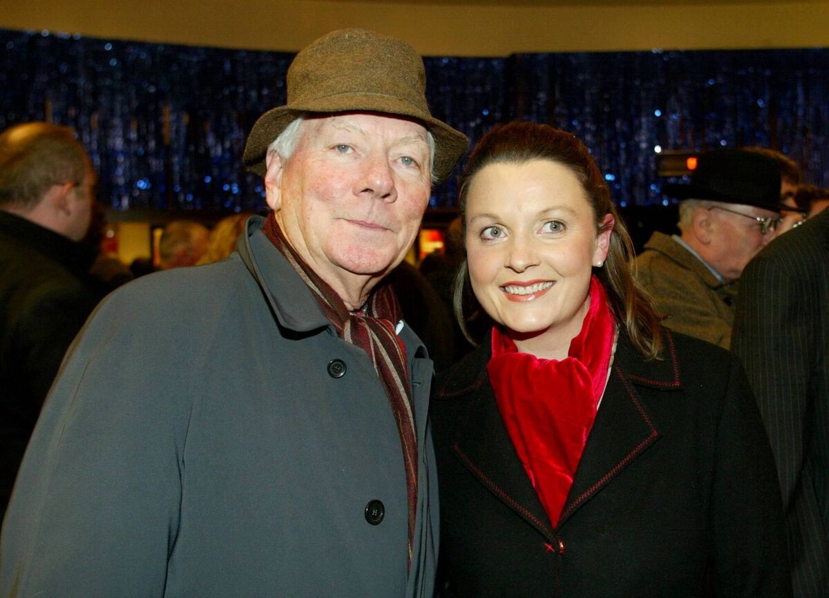  Gay Byrne and daughter Suzy in 2007. Picture: COLLINS