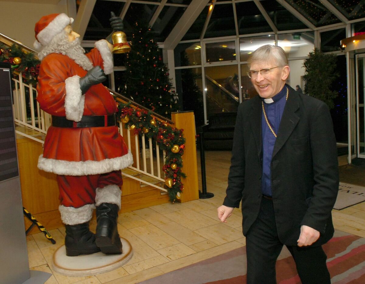 Bishop John Buckley arriving at a Women's Little Christmas event at the Silversprings Moran Hotel during his tenure. Picture: Richard Mills. Bishop John Buckley arriving at a Women's Little Christmas event at the Silversprings Moran Hotel during his tenure. Picture: Richard Mills.
