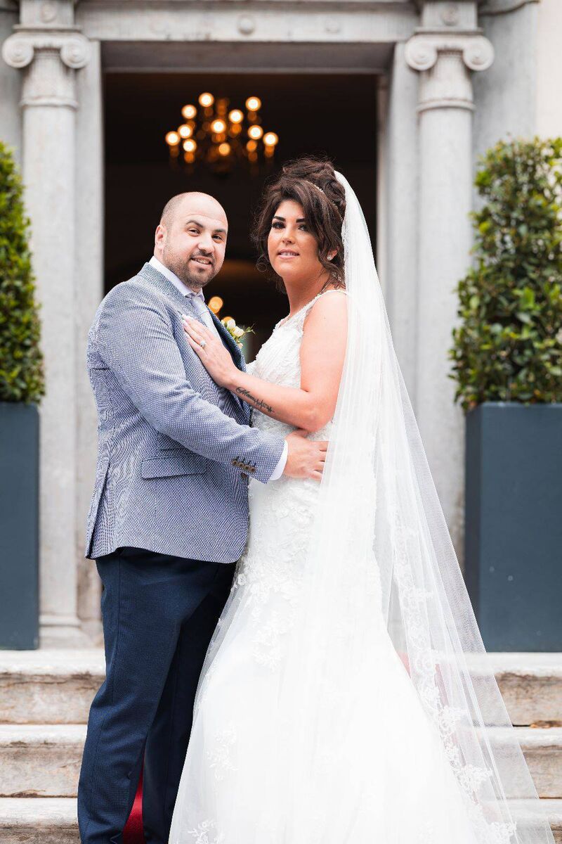 The happy couple. The happy couple.
