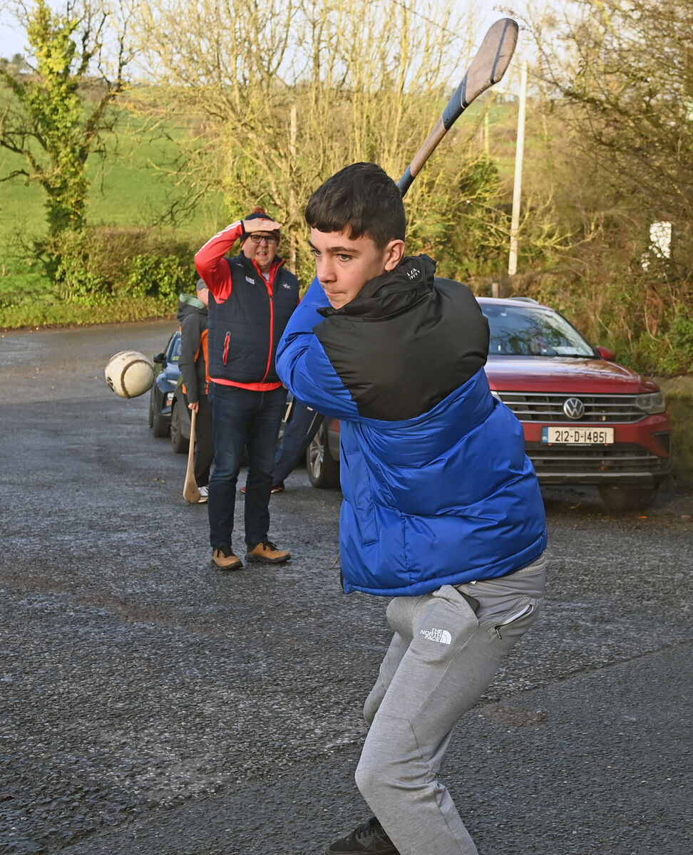 Cillian Noonan keeps his eyes on the sliotar. Picture: Eddie O'Hare Cillian Noonan keeps his eyes on the sliotar. Picture: Eddie O'Hare