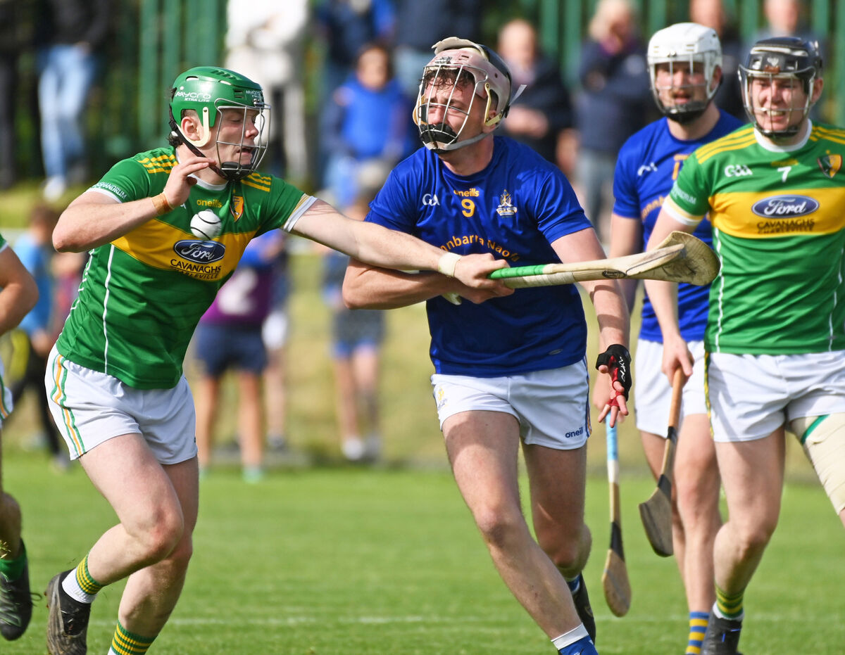 St Finbarr's Ethan Twomey is tackled by Newtownshandrum's Cormac O'Brien during the Premier SHC tie at Fermoy. Picture: Eddie O'Hare St Finbarr's Ethan Twomey is tackled by Newtownshandrum's Cormac O'Brien during the Premier SHC tie at Fermoy. Picture: Eddie O'Hare