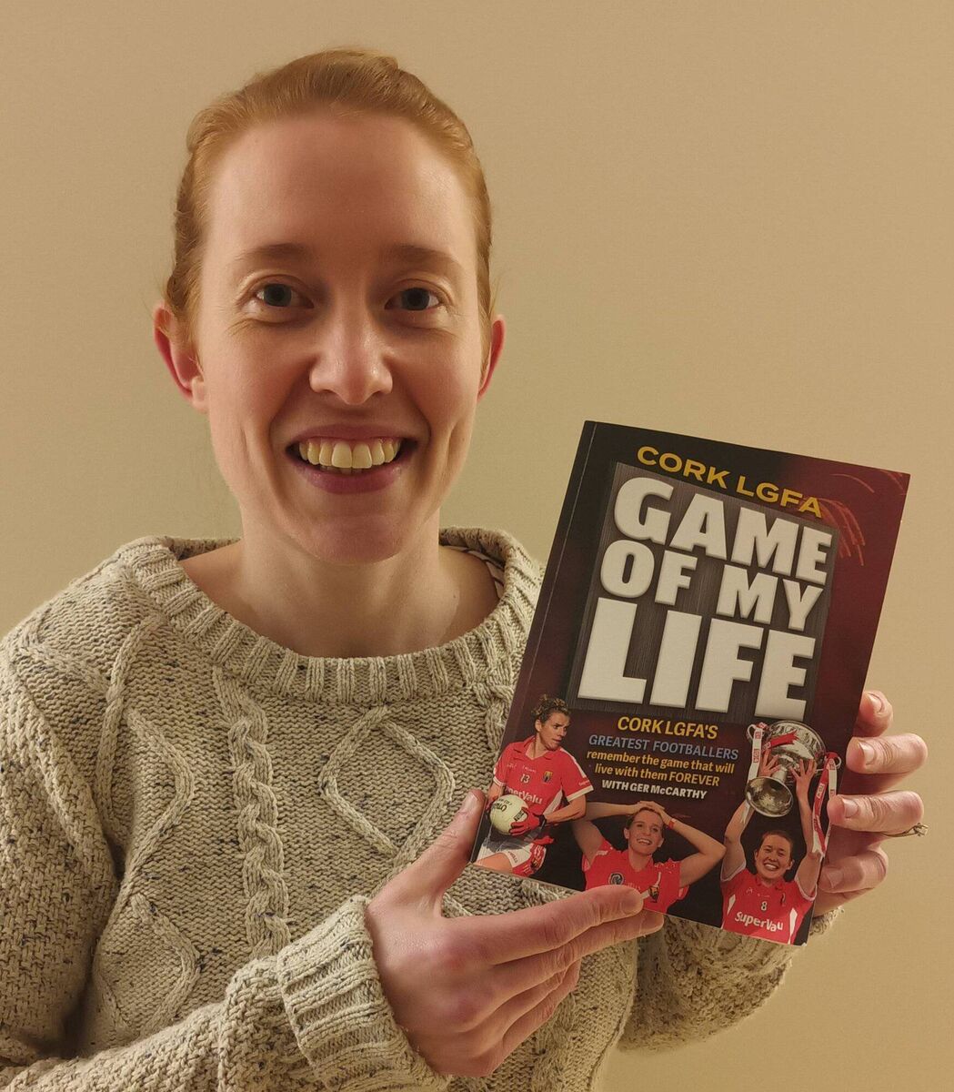 Cork ladies football and camogie dual star Rena Buckley posing with a copy of Ger McCarthy's Cork LGFA Game of My Life book published by Hero Books. Cork ladies football and camogie dual star Rena Buckley posing with a copy of Ger McCarthy's Cork LGFA Game of My Life book published by Hero Books.