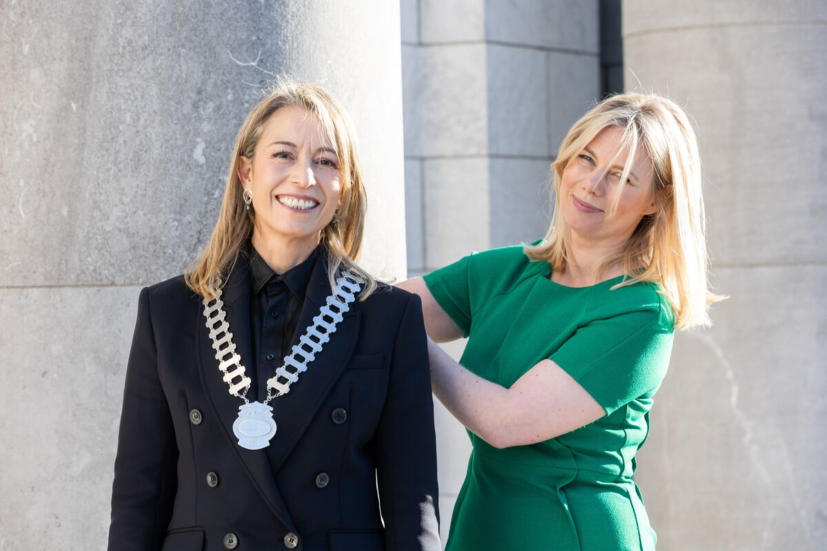 The new president of Network Cork Susana Marambio, Beacon Business Coaching, with outgoing president Ingrid Seim. Picture:  Darragh Kane