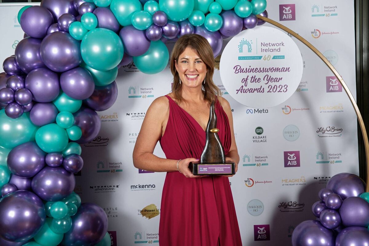 Helen Wycherley of Celtic Ross Hotel was named Networker of the Year at Network Ireland’s Businesswoman of the Year Awards 2023. Pic: Jill O’Meara Helen Wycherley of Celtic Ross Hotel was named Networker of the Year at Network Ireland’s Businesswoman of the Year Awards 2023. Pic: Jill O’Meara