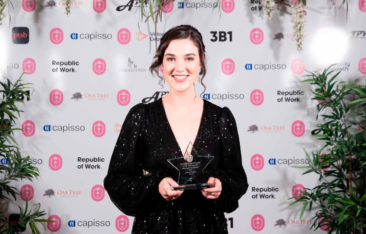 Most Inspiring Member Award Winner at The Club Female Founder Awards, - Aisling Vaughan. Picture: Alison Miles /OSM PHOTO