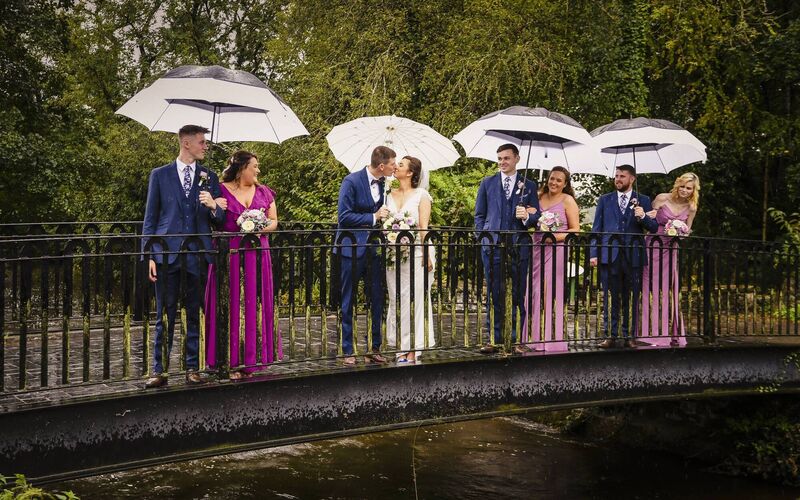 Tamara had her best friend Sarah, sister Jasmin and new sister-in-law Jennifer in her wedding party.