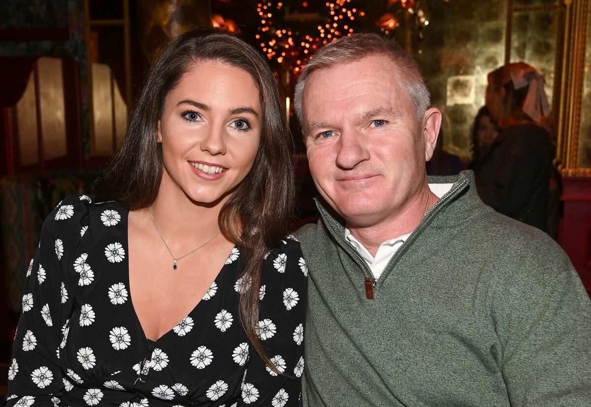  Saoirse and Leonard McCarthy, enjoying the Reardens All-Stars awards presentation evening on Washington Street.