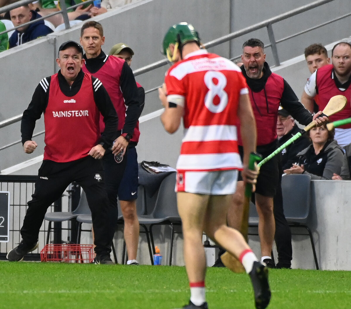Former Ballyhea manager John Mortell against Courcey Rovers' during the Co-Op Superstores Cork SAHC quarter final at Pairc Ui Chaoimh. Picture: Eddie O'Hare