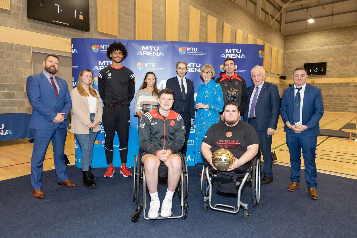 MTU President Maggie Cusack with Education Minister Simon Harris at the official opening of the MTU Arena in the Bishopstown campus. MTU President Maggie Cusack with Education Minister Simon Harris at the official opening of the MTU Arena in the Bishopstown campus.