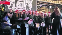 Students join Christmas choir in aid of Cork Simon