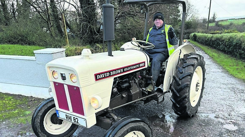 Drenched at a charity tractor event, but it feels good to give