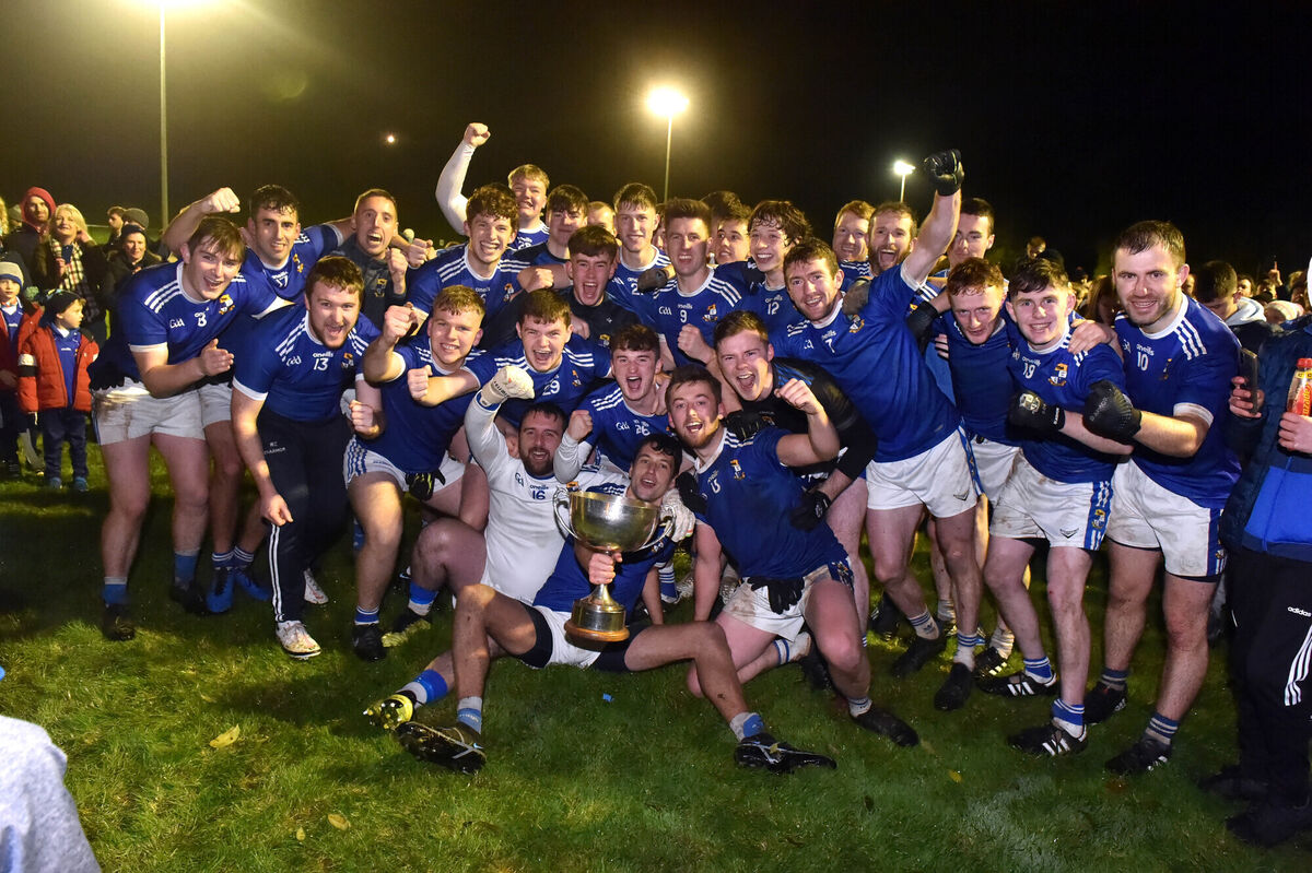 Aghinagh won the Ross Oil Muskerry JAFC in 2021 for the first time. Picture: Eddie O'Hare Aghinagh won the Ross Oil Muskerry JAFC in 2021 for the first time. Picture: Eddie O'Hare