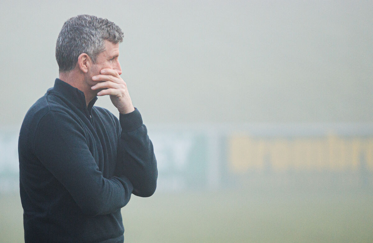 Referee Joe Mullins inspects the pitch. Picture: INPHO/Tom Maher Referee Joe Mullins inspects the pitch. Picture: INPHO/Tom Maher
