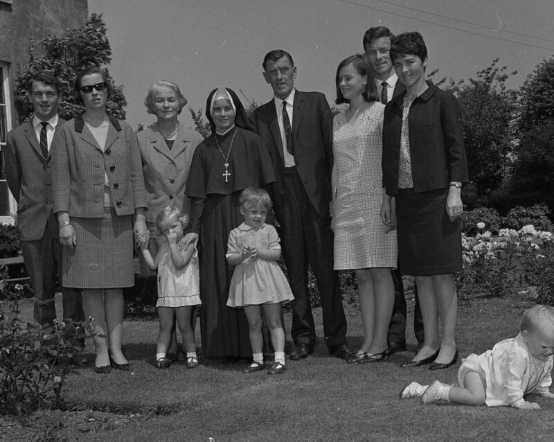 Sr Rosaleen with her family including, from left, Michael, Mary, mother Ciss, father John, Rosemary, John Kevin, and Clare Sr Rosaleen with her family including, from left, Michael, Mary, mother Ciss, father John, Rosemary, John Kevin, and Clare