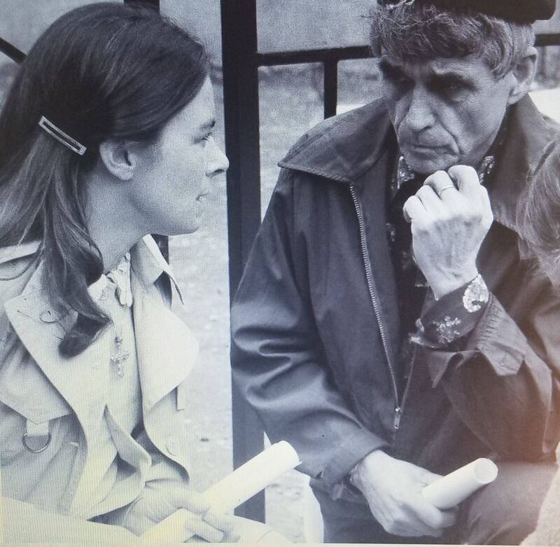 Sr Rosaleen O'Halloran while on hunger strike in May, 1981, talking to the Jesuit Fr Daniel Berrigan across the street from the United Nations Building Sr Rosaleen O'Halloran while on hunger strike in May, 1981, talking to the Jesuit Fr Daniel Berrigan across the street from the United Nations Building