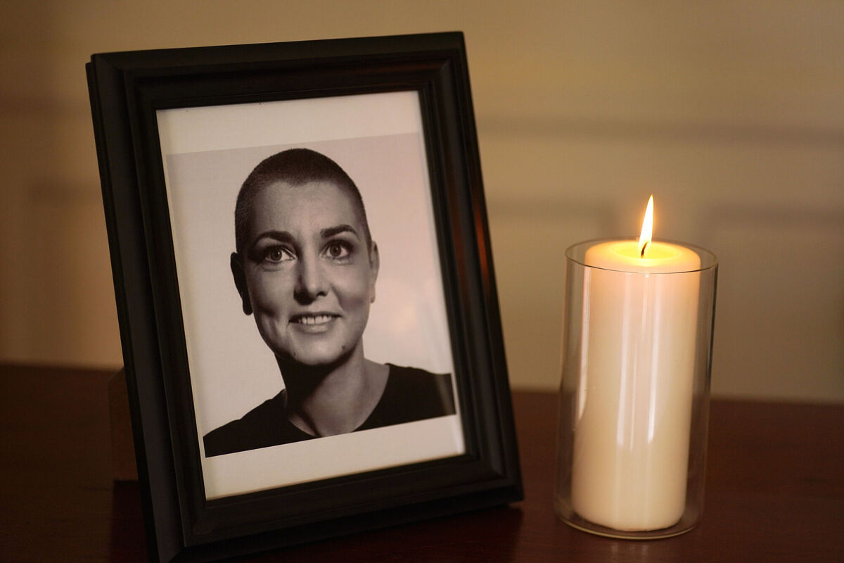 A photo of Sinead O'Connor at the Mansion House in Dublin where a book of condolence was opened last year following her death at the age of 56. Photo credit should read: Brian Lawless/PA Wire