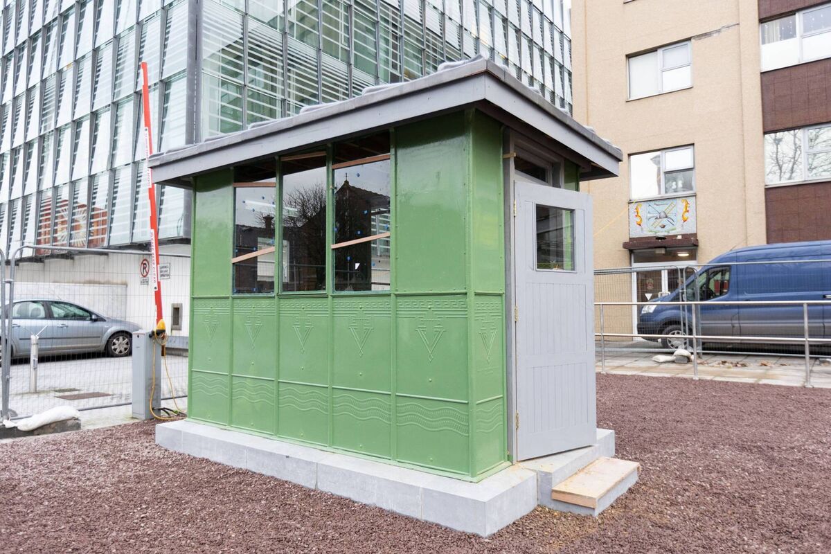 The restored 'Fireman's Rest' on Anglesea St. Picture: Darragh Kane 