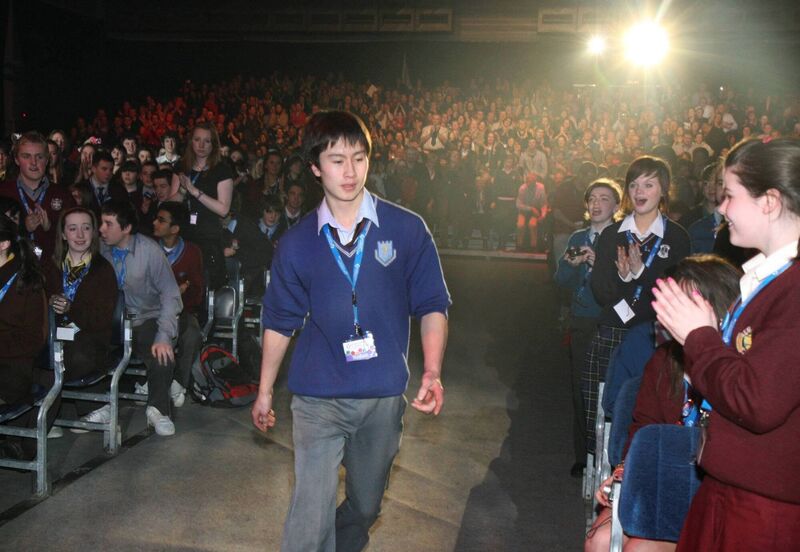 Richard O’Shea from Scoil Mhuire Gan Smál in Blarney was named the winner of the BT Young Scientist &amp; Technology Exhibition in 2010. Picture: Colm Mahady / Fennells