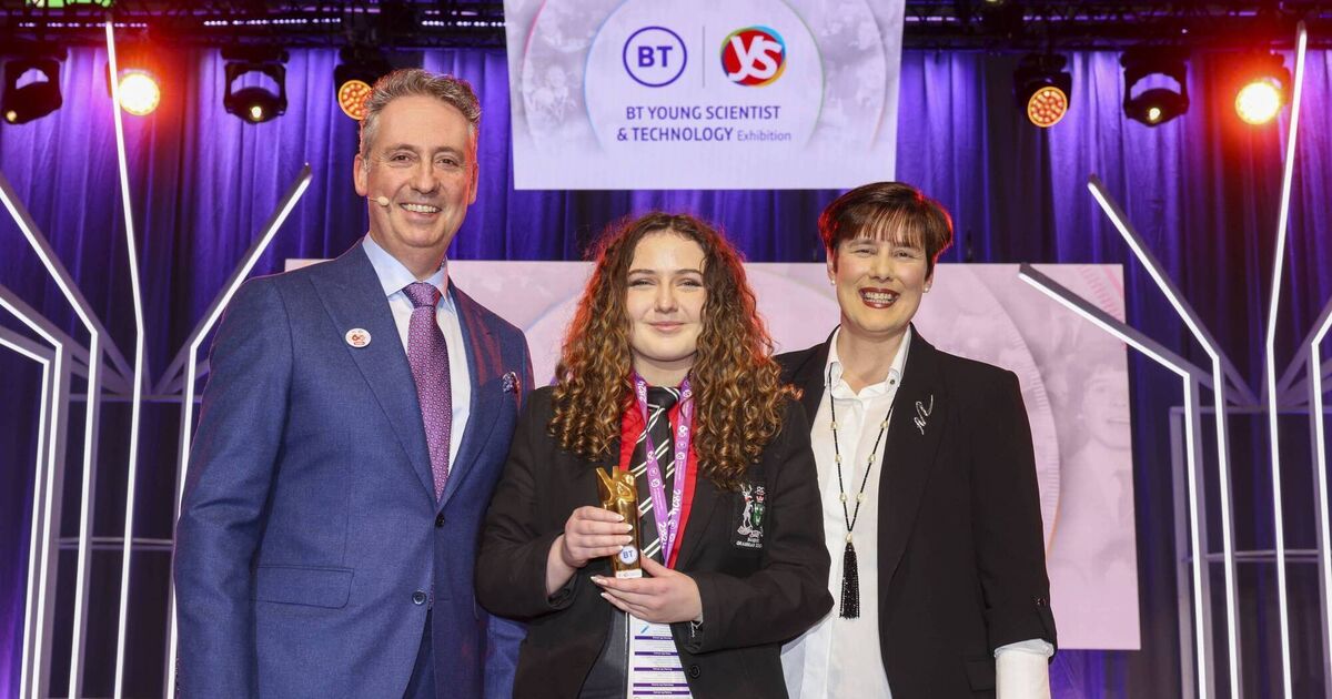 Cork student's BT Young Scientist entry 'should be taken on board in curriculum design' - Vimarsana News