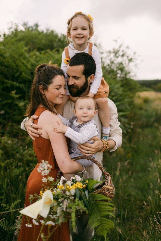 Ruth McDonald and her husband James McDonald with their daughter Aurelia and son Lórien. Ruth McDonald and her husband James McDonald with their daughter Aurelia and son Lórien.