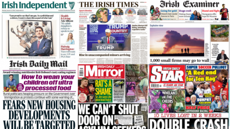 What the papers say: Monday's front pages